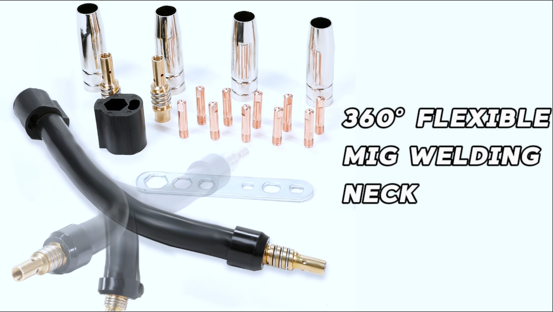 Galeith 360 Flexmig Weld Neck, Flexible Mig Extension, 035
